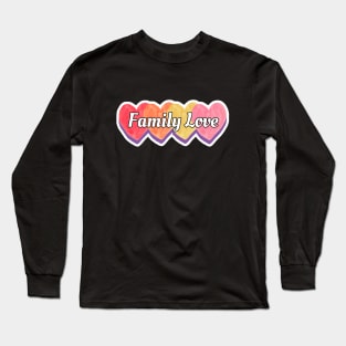 Family love,Happy day，Cat family,Cat miaw love Long Sleeve T-Shirt